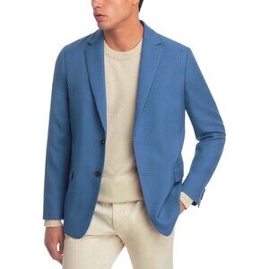 Theory Mens Jacket Clinton Hopsack Slim Fit Wool Sport Coat Sea - NWT $595